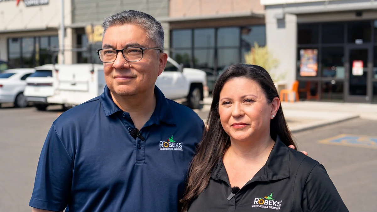Edgar and Brenda Lopez, Robeks franchise owners